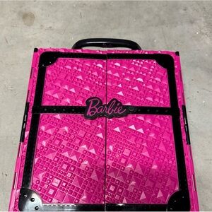 Barbie Pink and Black Carrying Case